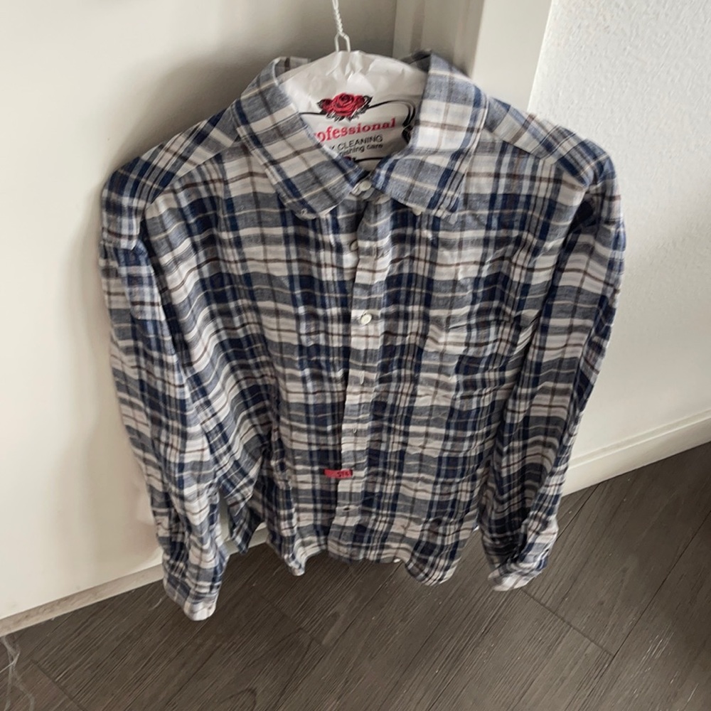 Brunello Cucinelli Basic Fit Plaid Shirt Large